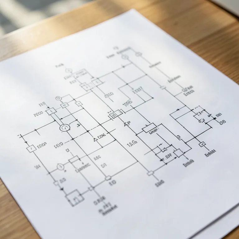 Elektroinstalace symboly a značky ve výkresech - ilustrační foto