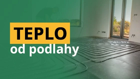 Instalace potrubí pro podlahové vytápění v novostavbě.