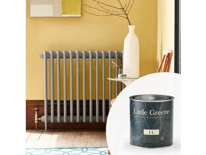 Radiator and paint can