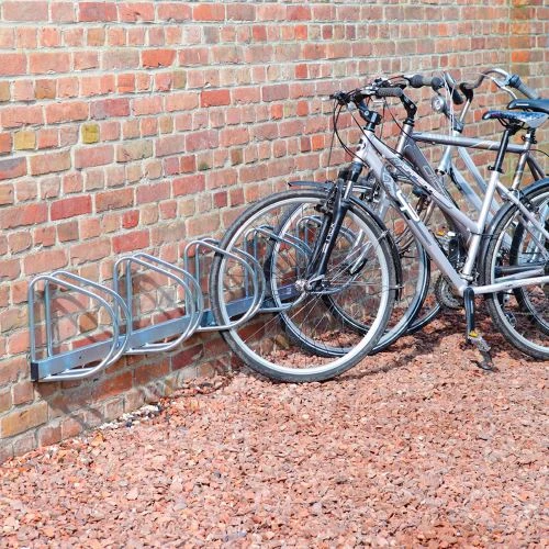 Bicycle racks and bikes