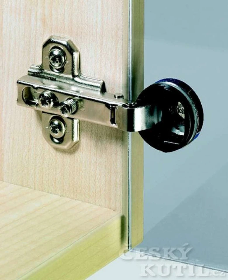 Cabinet hinge with soft-close mechanism