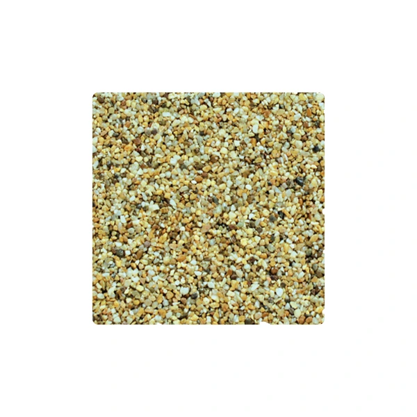 Detailní záběr na kameny pro kamenný koberec v přírodních barvách.