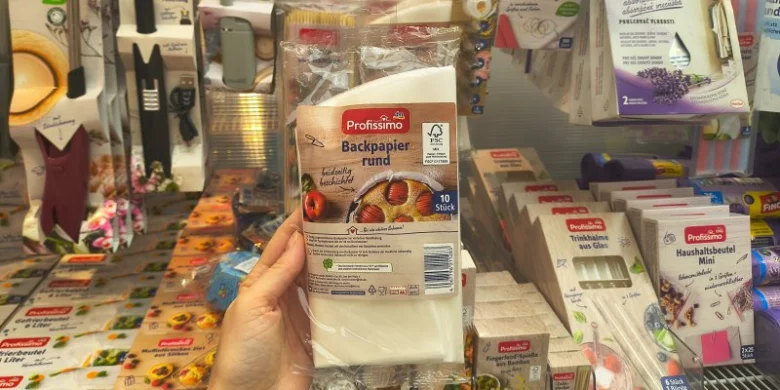 Rundý pečicí papír Profissimo v obchodě pro fritézu