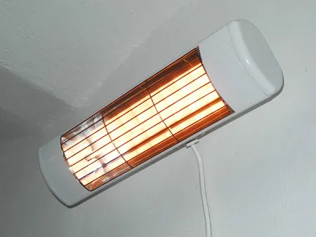 Wall-mounted infrared heater