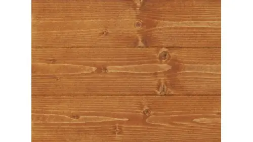 Dřevěné prkna s venkovní lazurou ukazuje výsledný efekt na exteriéru.
